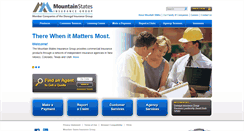 Desktop Screenshot of mountainstatesinsurance.com